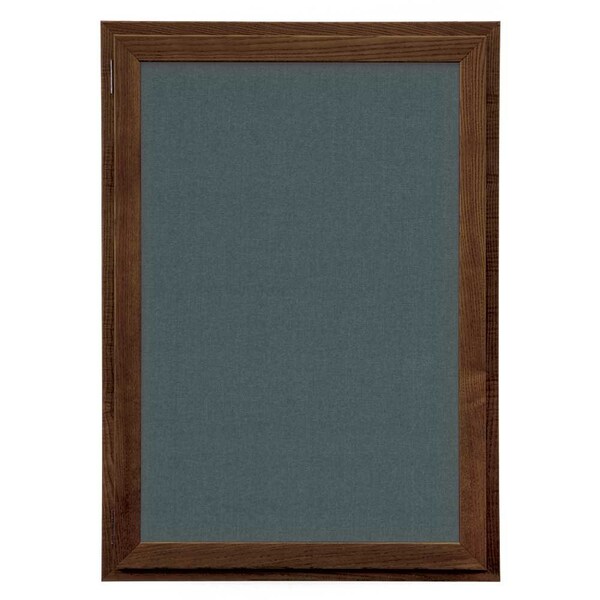 Outdoor Enclosed Combo Board, 72"x36", Black Frame/Green & Pearl